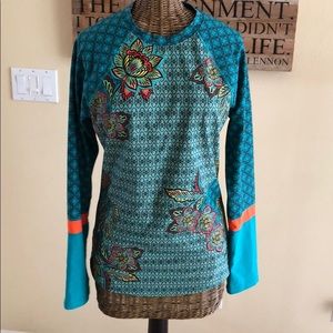 Prana Lorelei Sun Top Rashguard Long Sleeve S